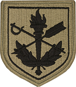 Judge Advocate General Log School OCP Scorpion Shoulder Patch